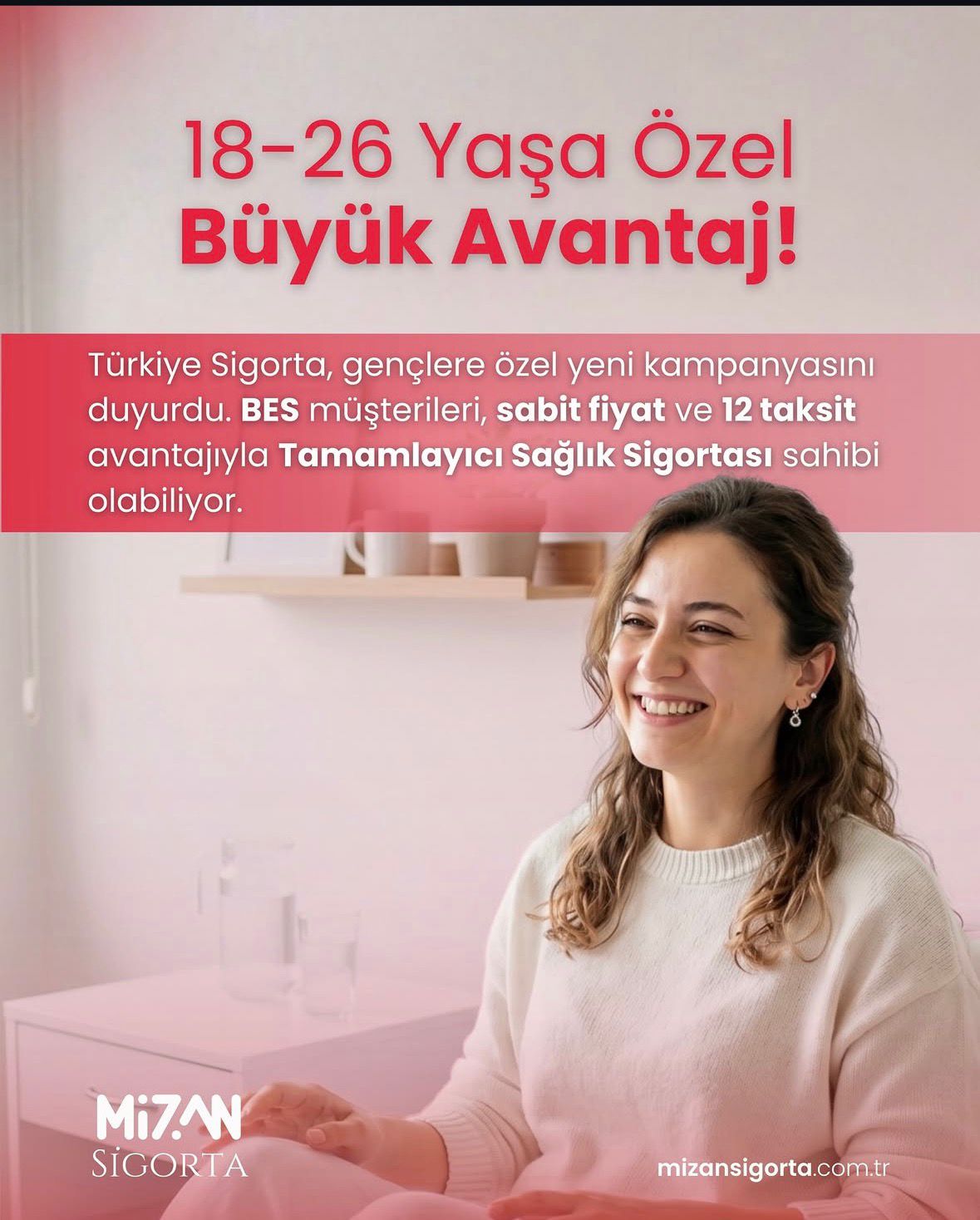 BES'de 18 - 26 Yaşa Özel Büyük Avantaj.